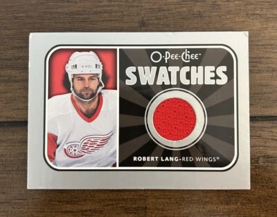 Robert Lang 2006-07 OPC O-Pee-Chee Swatches #S-RL Detroit Red Wings - Image 1 of 2