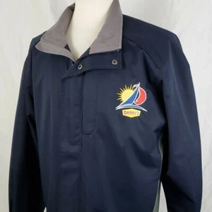 Cutter & Buck Denny's Restaurant Jacke WeatherTec Large blau bestickt, Neu mit Etikett - Bild 1 von 11