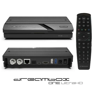 Dreambox One 4K UHD 2xDVB-S2X Multistream E2 Linux Sat Receiver Ultra HD - Bild 1 von 4