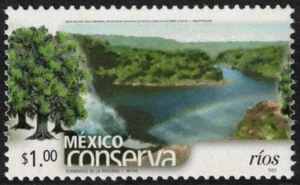 MEXICO CONSERVA, RIVERS, TIEV, $1.00 - SCOTT NO. 2254. MNH. - Picture 1 of 2