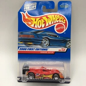 Hot Wheels Ferrari 333 SP-Red 2000 primeras ediciones nuevo sellado - Imagen 1 de 3