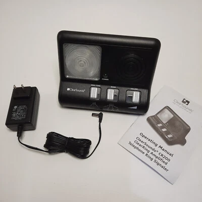 Clear Sounds CR200 ClearRing Señalizador de anillo telefónico amplificado ClearSounds Foto 1 de 4