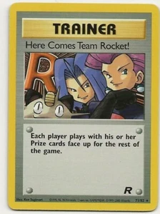 ¡Entrenador de Pokémon 2000 aquí viene equipo cohete! NON-HOLO 71/82 - Imagen 1 de 3