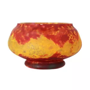 Multi-Color Powder Melting Bowl, Daum Freres Nancy circa 1910 - Picture 1 of 5