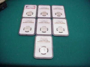 7 Silver NGC Ultra Cameo quarters 1999 2004 2008 2009 - Bild 1 von 4