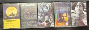 Jackson Browne 5 Cassette Tape LOT Pretender Lawyers Balance World Motion Alive - Picture 1 of 3