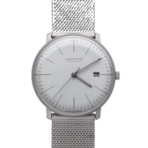 Junghans Max Bill Mega Solar 059/2022.46 Saphirglas 38mm Herrenuhr in Box - Bild 1 von 5