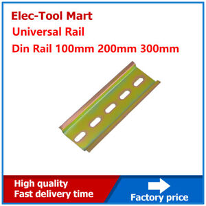 35mm DIN Rail Long 8/20/30cm General Guide Thickness 1mm For Relay & Contactors