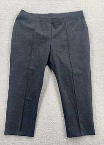Just My Size Women's Ponte Pull On Bootcut Dress Pant Heather Gray 22-24 Petite - Picture 1 of 3