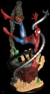 MARVEL MILESTONES SPIDER-MAN STATUE Vs SINISTER 6 by Art Asylum SCULPTURE Venom