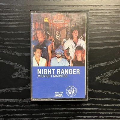 Night Ranger ‎– Midnight Madness Cassette Tape Foto 1 de 4