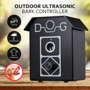 Outdoor Ultrasonic Pet Dog Stop Barking Annoying Anti Bark Control System Device - Picture 1 of 12