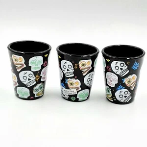 Day Of The Dead Sugar Skulls Schnapsglas - Schnapsglas 3er Set - Bild 1 von 1