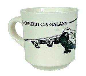 Taza Lockheed C-5 Galaxy Jet, 3,33" de alto, 3,25" de ancho muy bonita - Imagen 1 de 6