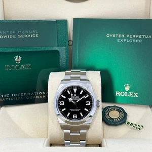 2025 Rolex Explorer 40mm, Black Dial, Unworn Full Set, 224270-0001 Box & Papers - Picture 1 of 15