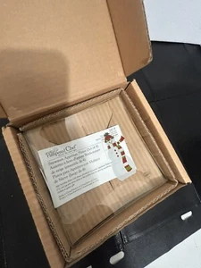 Pampered Chef Square Snowmen Appetizer Plates - Picture 1 of 4