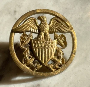 1950s Marx US Navy Badge Emblem Training Center Armed Forces Playset Part - Bild 1 von 4