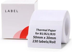 Label Maker Tape, 2" x 1.18" (50×30 mm) Waterproof Sticker Paper Shipping Add... - Picture 1 of 6