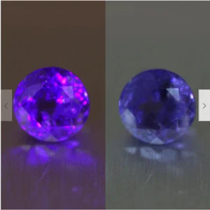 0.84CT WORLD RAREST 100%NATURAL COLOR CHANGE SCAPOLITE UNDER UV LIGHT - Picture 1 of 3