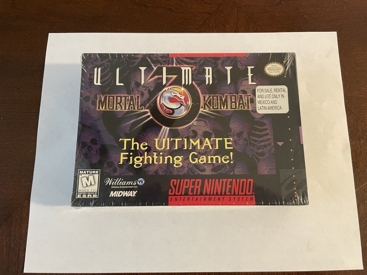 Nintendo SNES Ultimate Mortal Kombat 3 Video Games for sale Nintendo SNES Ultimate Mortal Kombat 3 Video Games for sale