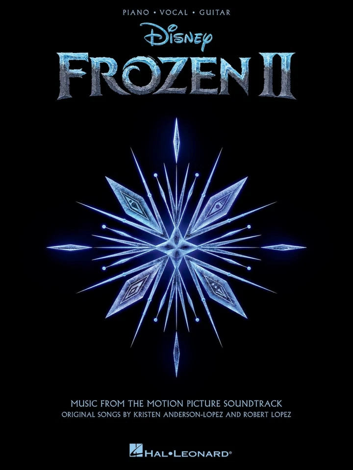Frozen 2 Disney Movie for Piano Vocal Sheet Music Guitar Chords Lyrics Song Book - Image 1 of 1