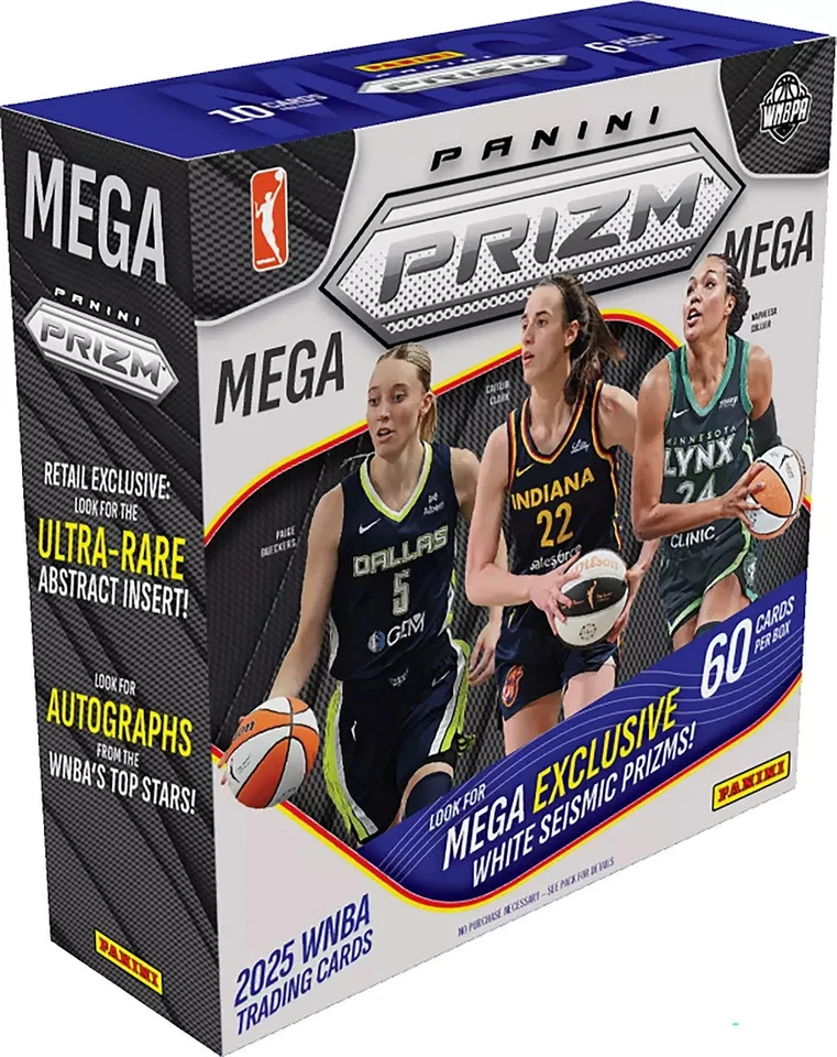 2025 Panini PRIZM WNBA Mega Box Brand New PreSale QTY