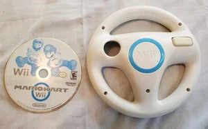 Nintendo Wii Mario Kart Disc And Wheel Only 2008 Video Game - Not Tested - Picture 1 of 6