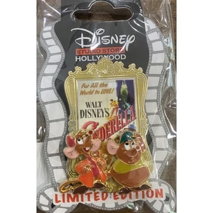 D23 Expo 2024 Cinderella Jaq Gus Gus Classic Movie Poster DSF DSSH LE 400 Pin - Picture 1 of 2