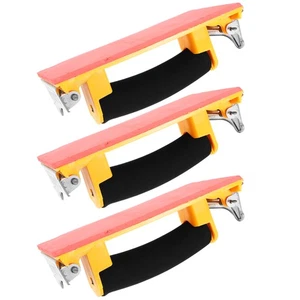 3 piezas Lijadora de mango de agarre Soporte de papel de lija de mano Suministro para paneles de yeso Madera - Imagen 1 de 12