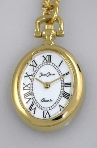 Wunderschöne elegante JEAN JACOT Umhängeuhr / Kettenuhr UVP* 89,90 EUR NEU - Picture 1 of 3