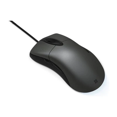 Microsoft Hdq-00010 Wired Scrolling Blue Track Technology Mouse 5 Buttons - Grey - Image 1 of 4