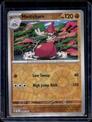 Medicham SV05: Temporal Forces Pokémon #083/162 Reverse Holo NM+ - Image 1 of 2