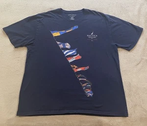 Nautica Pacific Coast 83 Sailing Club Tshirt Flags Men’s 2XL - Picture 1 of 7