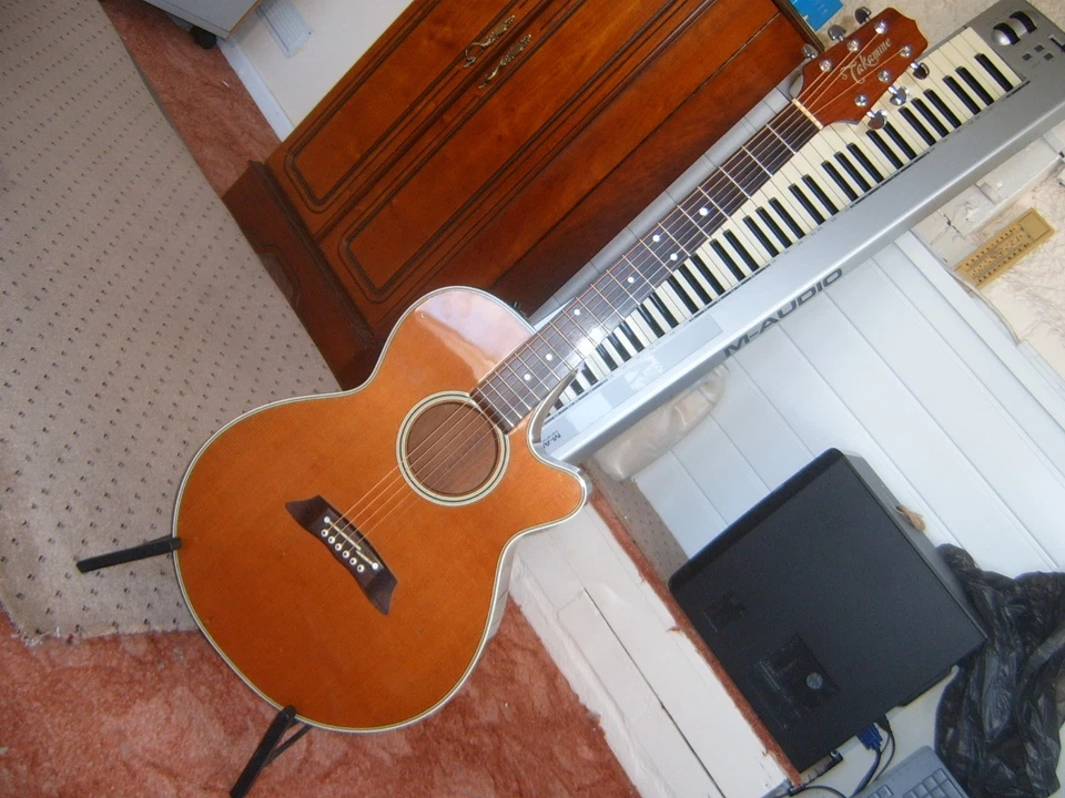 Takamine electro acoustic guitar 1996 EF series - Image 1 of 4