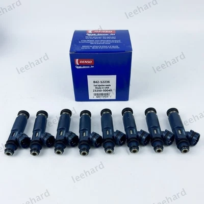 8X DENSO Fuel Injectors 2000-2004 For Toyota Tundra & Lexus 4.7L V8 23250-50040 - Image 1 of 4