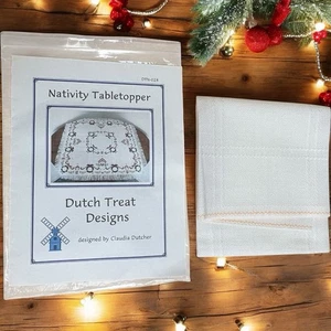Dutch Treat Designs Nativity Tabbletopper Pattern Cross Stitch DTN-028 Christmas - Picture 1 of 6