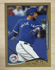 JUAN FRANCISCO - 2014 Topps Update GOLD [0167/2014] - #US185 - TORONTO BLUE JAYS - Picture 1 of 2