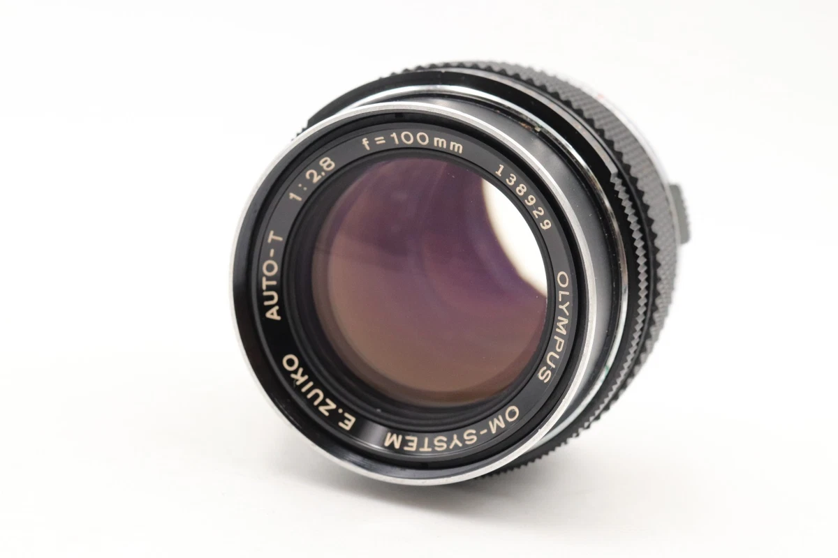[実用品]OLYMPUS E. ZUIKO AUTO-T 100mm F/2.8 MINT ] Olympus OM-System E Zuiko Auto-T 100mm f2.8 Portrait Lens