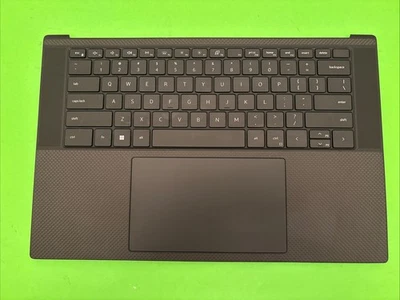Teclado Dell XPS 15 9500 9510 reposamanos verde panel táctil sináptico EE. UU. 05y9t0 B65 Foto 1 de 4