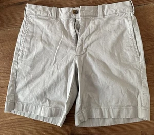J CREW Men's Beige Golf Chino Shorts Size 30 7 Inch Inseam - Picture 1 of 5