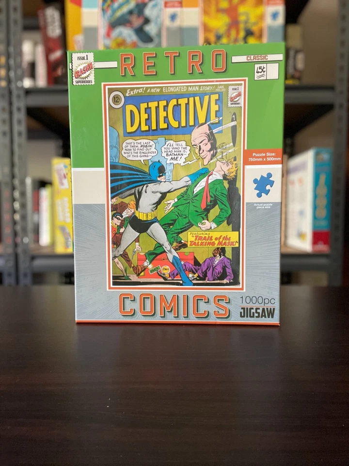 Retro Comics Batman 1000 Piece Jigsaw Puzzle DC Comics Collectible Gift - image 1 of 1