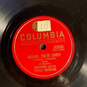 Mantovani – Spider Of The Night 10", 78 RPM Columbia 35908 - Picture 1 of 2