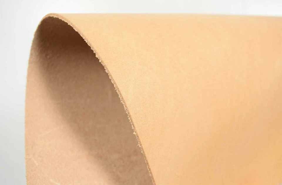 Rindsleder vegetabil/pflanzlich gegerbt Sattlerleder Blankleder 2,0-2,5 mm #vtp2 - Bild 1 von 3