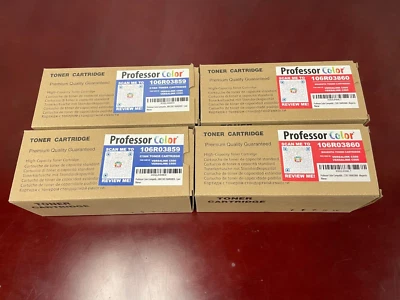 Professor Color Reman toner cartridges for Xerox VersaLink C600 Cyan and Magenta - Image 1 of 3