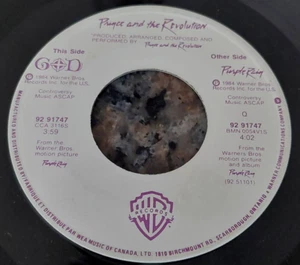PRINCE AND THE REVOLUTION 45 " Purple Rain " WARNER BROS. Canada 1984' - Bild 1 von 2