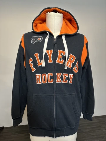 Philadelphia Flyers GIII Sports By Carl Banks NHL Hoodie Sweatshirt •Size Medium Cover