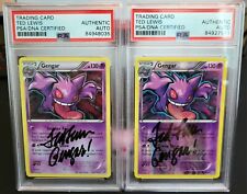 Gengar Breakthrough 2015 Holo 60/162 & Generations 35/83 PSA Signed Ted Lewis 
