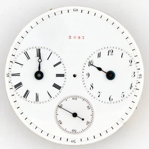 Reloj de bolsillo calibre chino dúplex escape doble tiempo capitanes movimiento 49 mm - Imagen 1 de 4