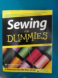 Sewing For Dummies By Jan Saunders Maresh 2nd Edition 2004 Good Condition - Picture 1 of 5