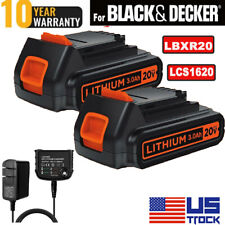 20V for Black and Decker 20 Volt MAX Lithium LBXR20 LB20 LBX20 Battery / Charger